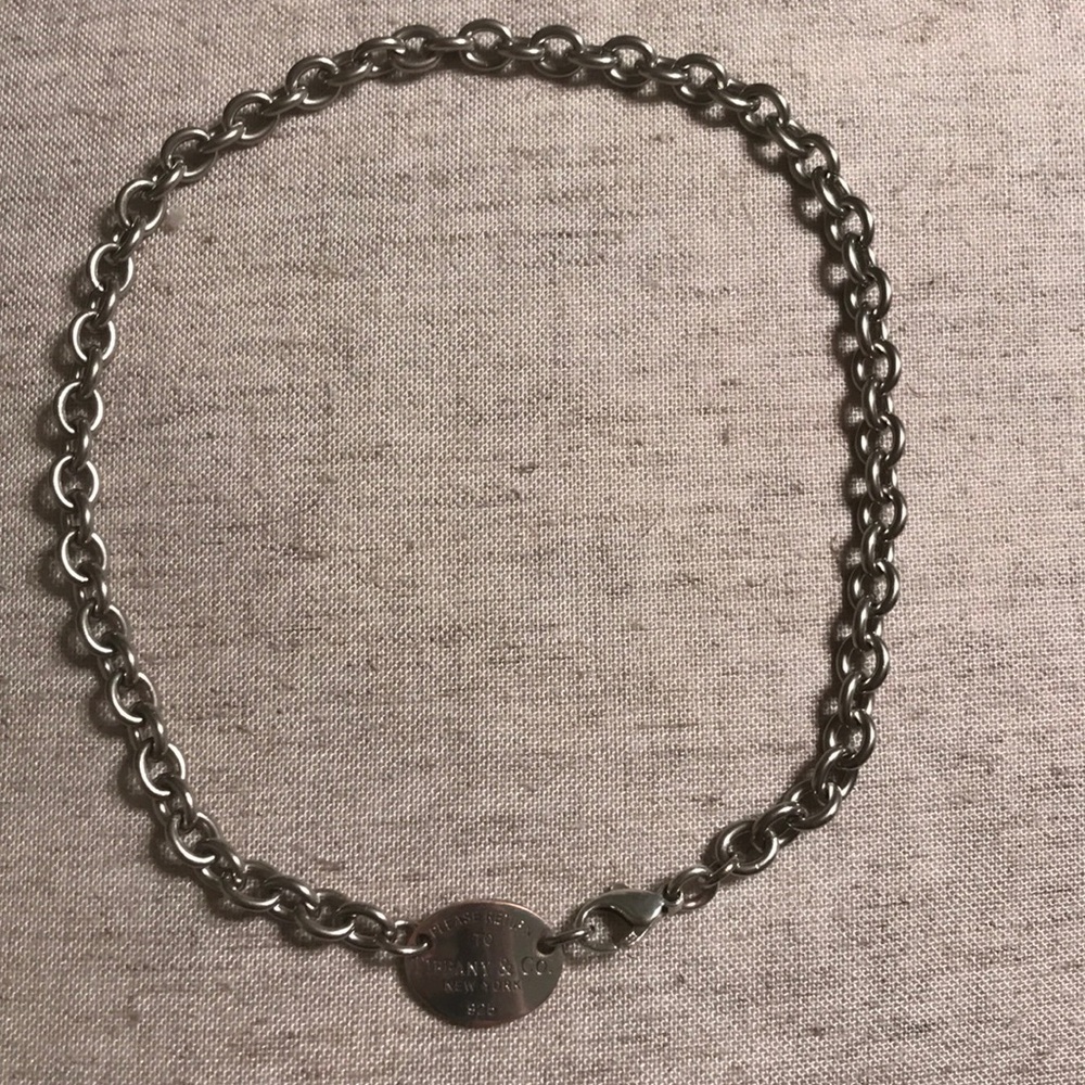 Vintage Return to Tiffany & Co Toggle Necklace